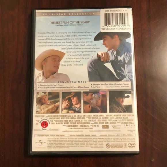 3 for $30 Brokeback Mountain DVD Heath Ledger/Jake Gyllenhaal‎ Wide Scree… - Picture 5 of 5